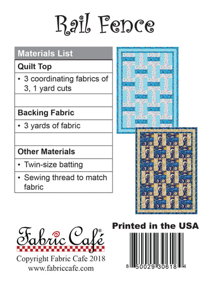 Rail Fence 3 Yard Quilt Pattern - image 2 - quilting pattern with step-by-step instructions