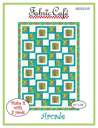 Arcade 3 Yard Quilt Pattern - image 1 - quilting pattern with step-by-step instructions