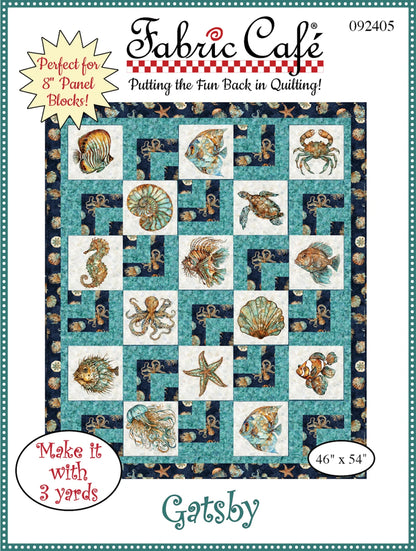 Gatsby 3 Yard Quilt Pattern - image 1 - quilting pattern with step-by-step instructions
