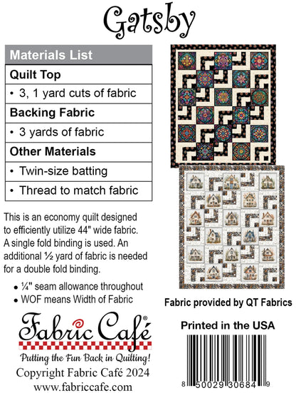 Gatsby 3 Yard Quilt Pattern - image 2 - quilting pattern with step-by-step instructions
