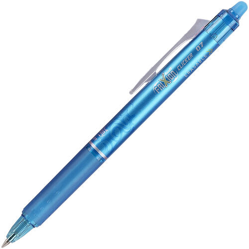 FriXion Clicker Fine Point 0.7mm pen in turquoise color