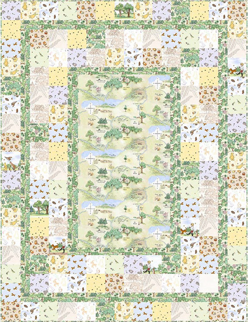 Fluffy Biscuits Quilt Kit - complete quilt kit with fabric and instructions