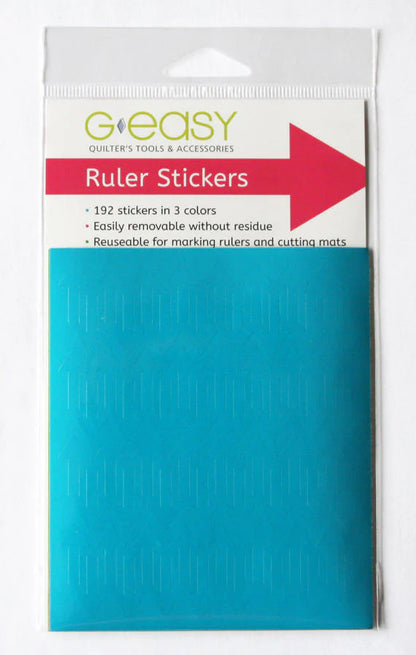 GEasy Ruler Stickers Tropical Brights Palette - image 2 - quilting ruler for precision cutting