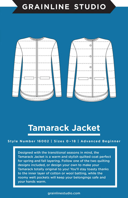 Tamarack Jacket Sizes 0-18 - image 1 - quilting supply from Quilted Joy