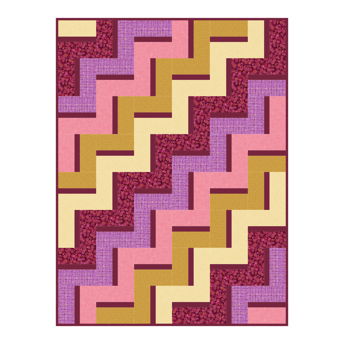 Goldenberry Quilt Kit - image 3 - complete quilt kit with fabric and instructions