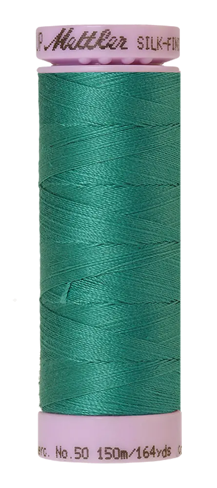 Mettler Cotton Silk Finish 50wt 150m Green