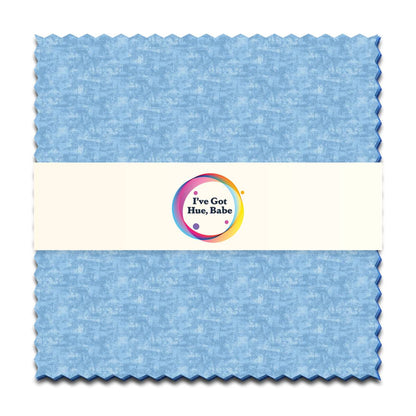 I've Got Hue, Babe Blue Moon 5" Squares - image 1 - quilting supply from Quilted Joy