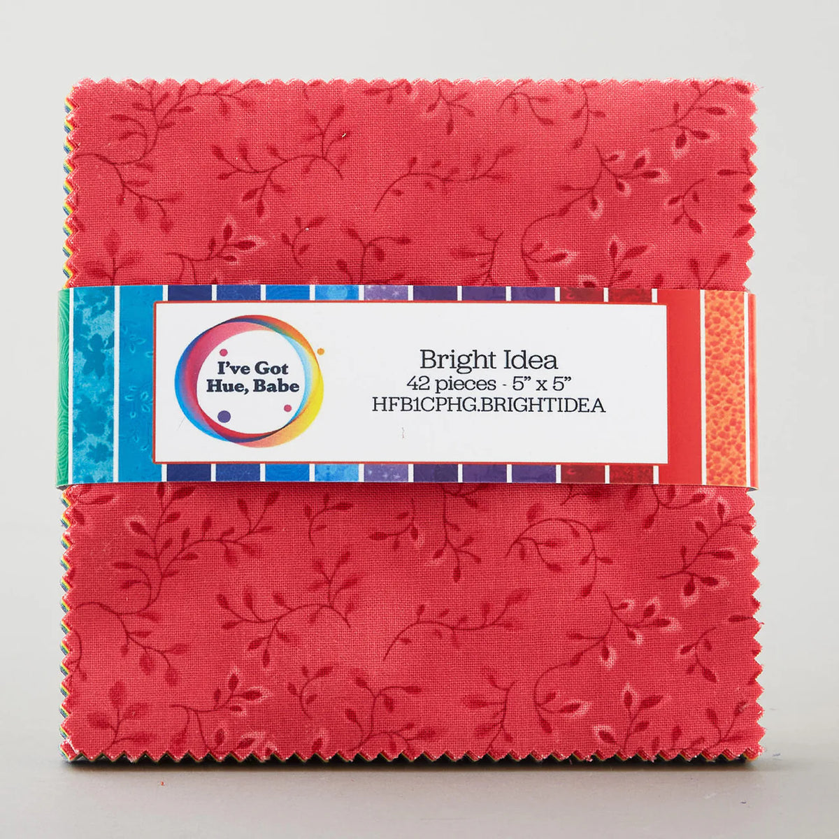 I've Got Hue, Babe Bright Idea 5" Squares - image 1 - quilting supply from Quilted Joy