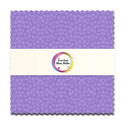 I've Got Hue, Babe Purple Rain 5" Squares - image 1 - quilting supply from Quilted Joy