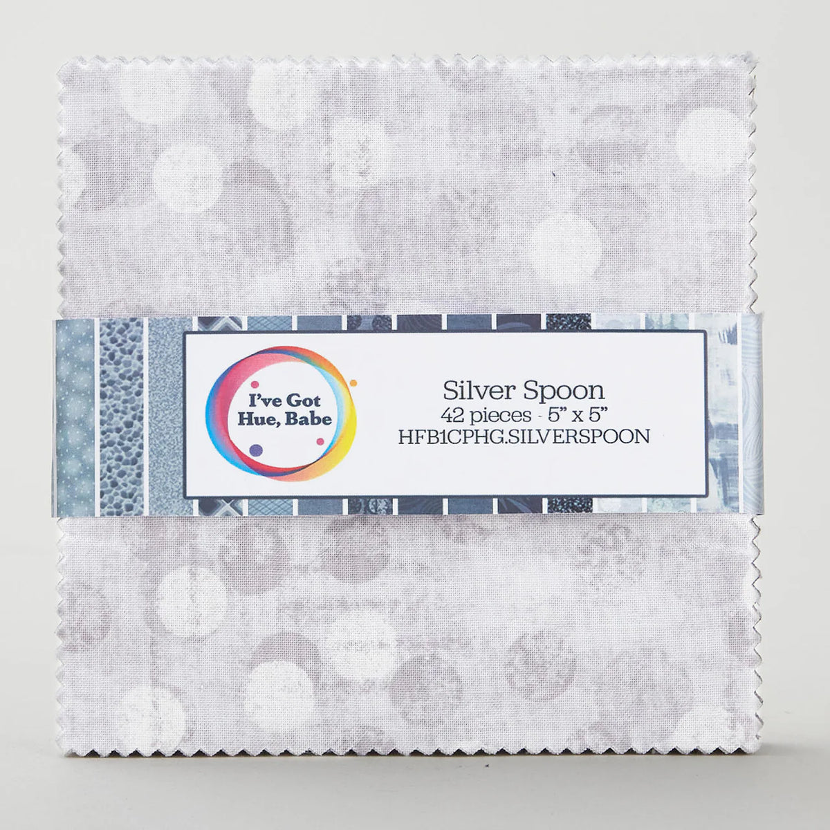I've Got Hue, Babe Silver Spoon 5" Squares - image 1 - quilting supply from Quilted Joy