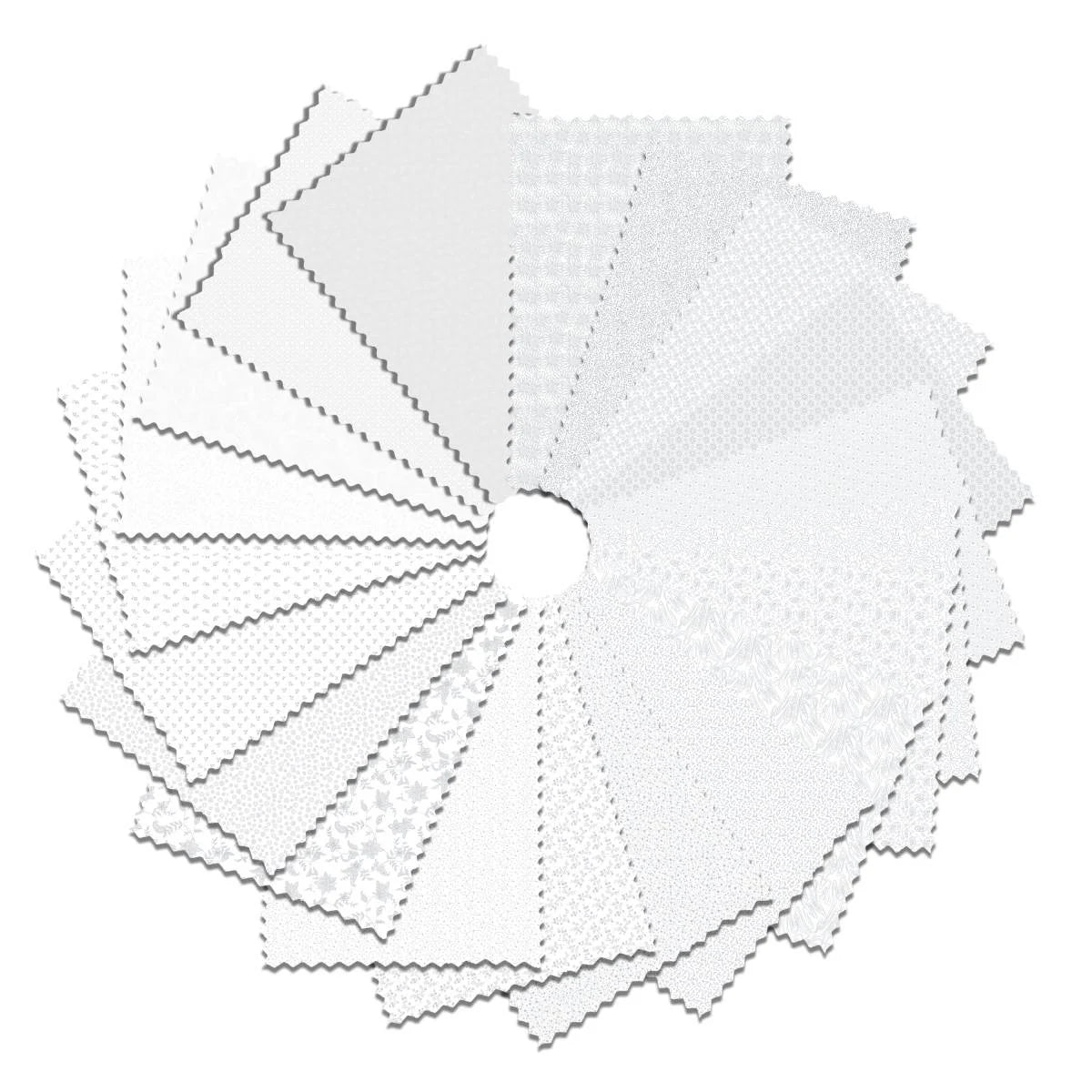 I've Got Hue, Babe White Knight 5" Squares - image 2 - quilting supply from Quilted Joy