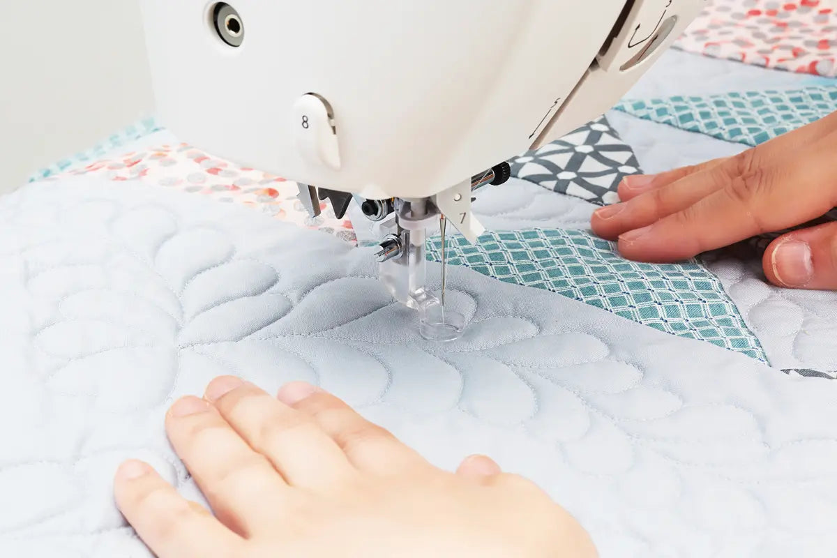 Juki Kirei HZL-NX7 free motion quilting