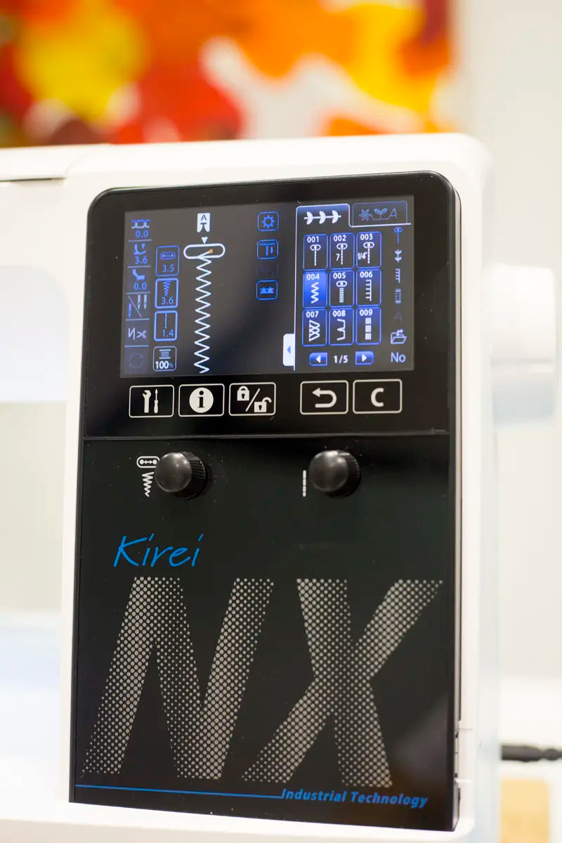 Juki Kirei HZL-NX7 display