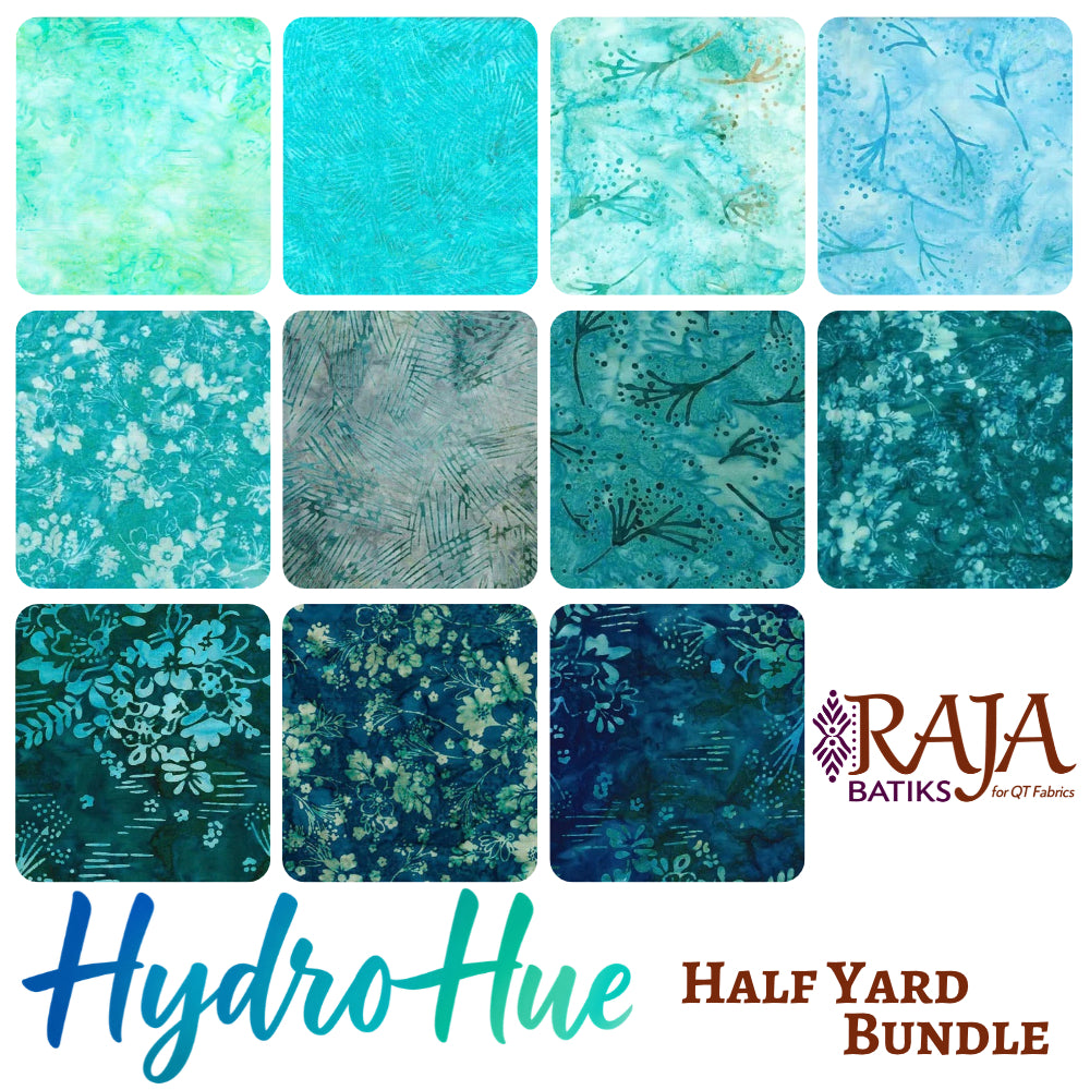 HydroHue Raja Batiks Half Yard Bundle