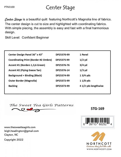 Center Stage Quilt Pattern - image 2 - quilting pattern with step-by-step instructions