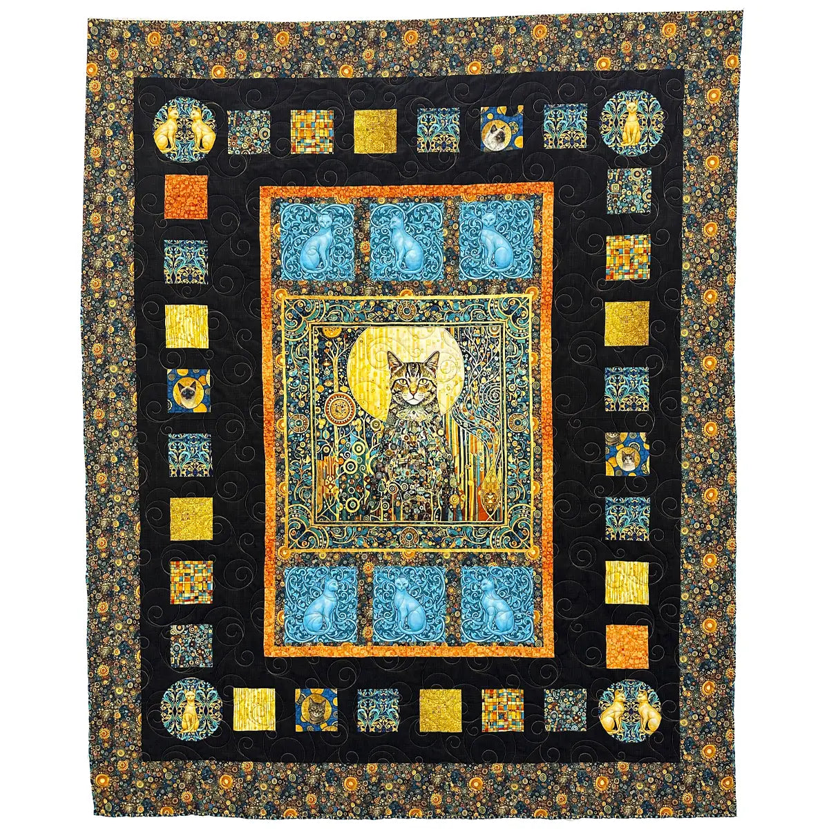 Cat Nouveau Quilt Kit