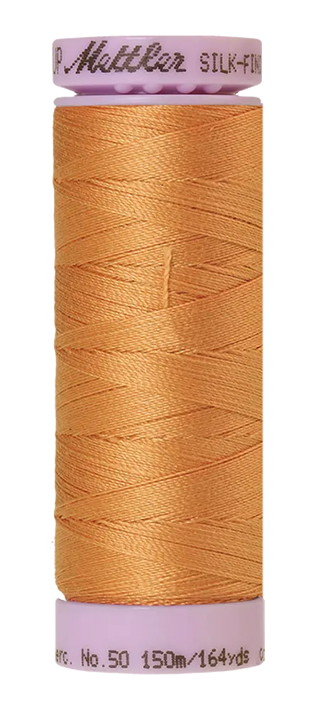 Mettler Cotton Silk Finish 50wt 150m Dried Apricot