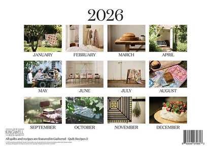 2026 Jen Kingwell Calendar - image 2 - quilting calendar and planner