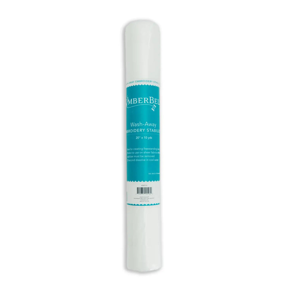Kimberbell Wash-Away Embroidery Stabilizer 20"x10yd - quilting supply from Quilted Joy