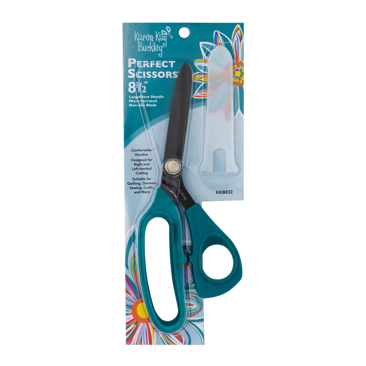 Perfect Scissors micro-serrated non-slip blade close-up detail