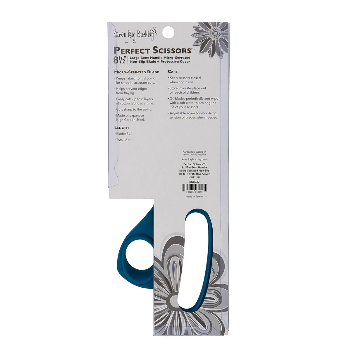 Perfect Scissors bent handle ergonomic grip for quilters