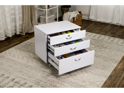 Koala Quilters Vision Sewing and Companion Chest in White - image 3 - quilting supply from Quilted Joy