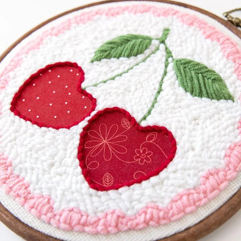 Kimberbell Life is Cherry Sweet Punch Needle Plus Kit