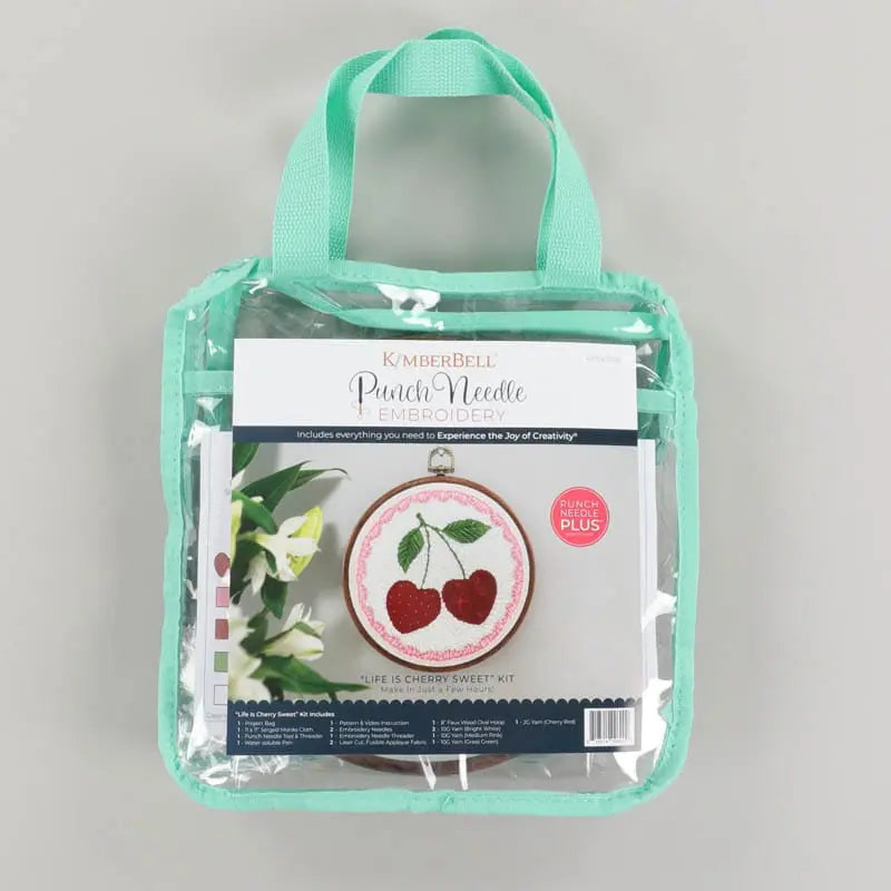 Kimberbell Life is Cherry Sweet Punch Needle Plus Kit