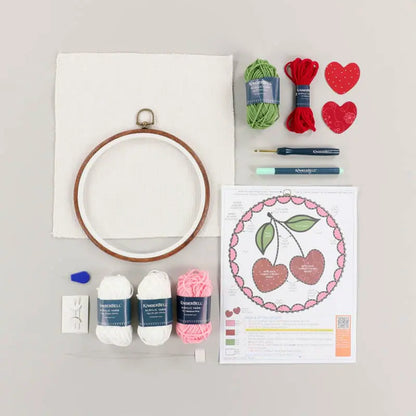 Kimberbell Life is Cherry Sweet Punch Needle Plus Kit