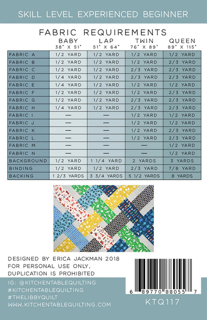 The Libby quilt alternate layout view