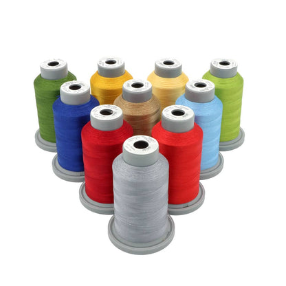 Kimberbell Glide Thread Bundle - Red, White, and Bloom: Main Street Celebration - quilting thread for machine and hand quilt