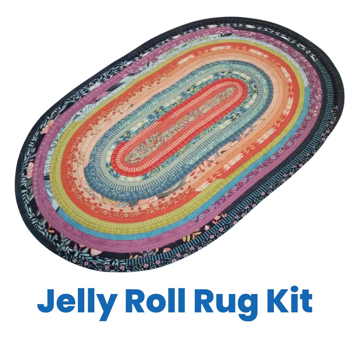 Jelly Roll Rug Kit - quilting supply from Quilted Joy