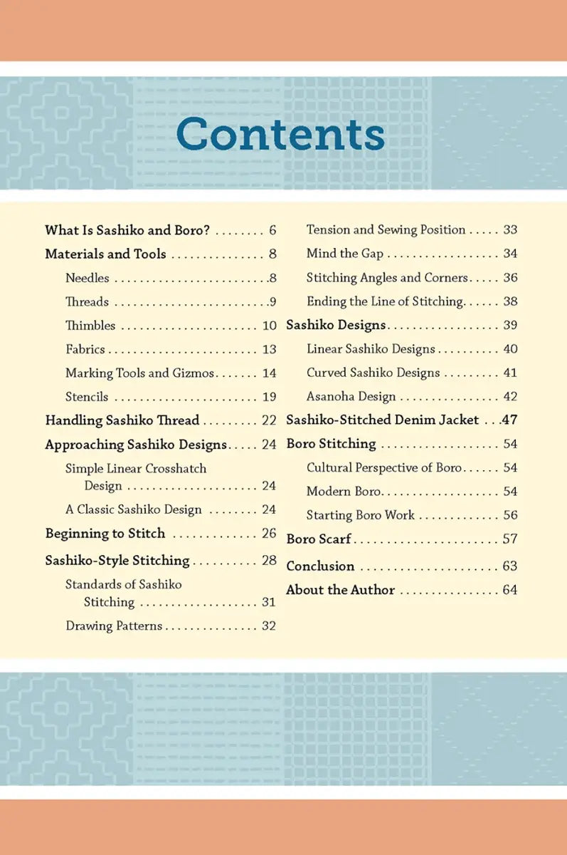 Pocket Guide to Sashiko and Boro Stitching