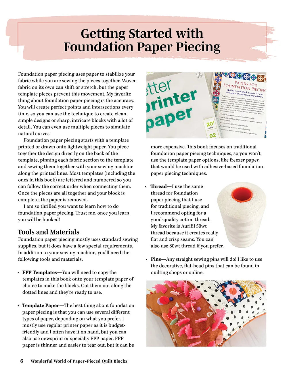 Wonderful World of Paper-Pieced Quilt Blocks - image 7 - quilting supply from Quilted Joy