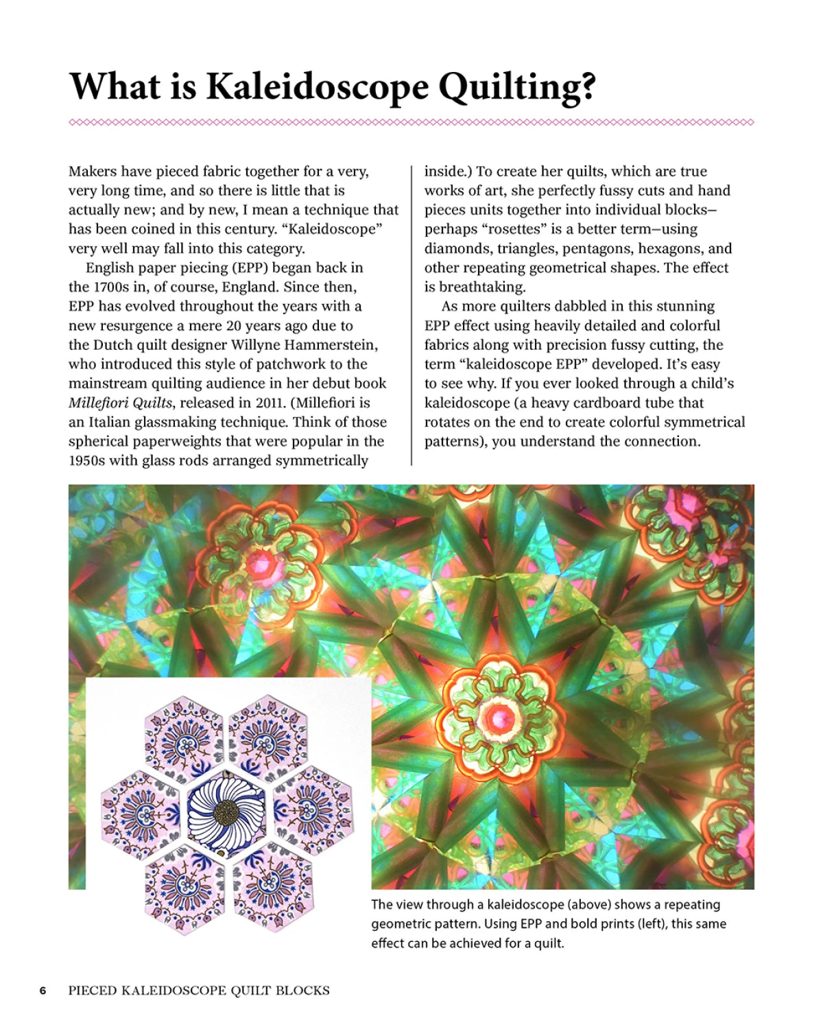 Pieced Kaleidoscope Quilt Blocks Book