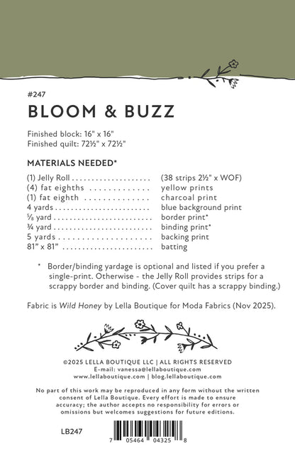 Bloom & Buzz Quilt Pattern - image 3 - quilting pattern with step-by-step instructions