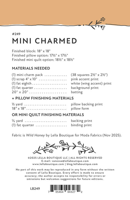 Mini Charmed Quilt Pattern - image 3 - quilting pattern with step-by-step instructions
