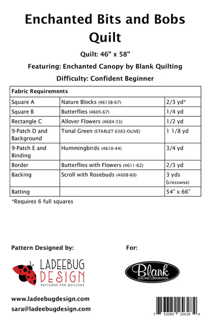 Enchanted Bits and Bobs Quilt Pattern - image 2 - quilting pattern with step-by-step instructions