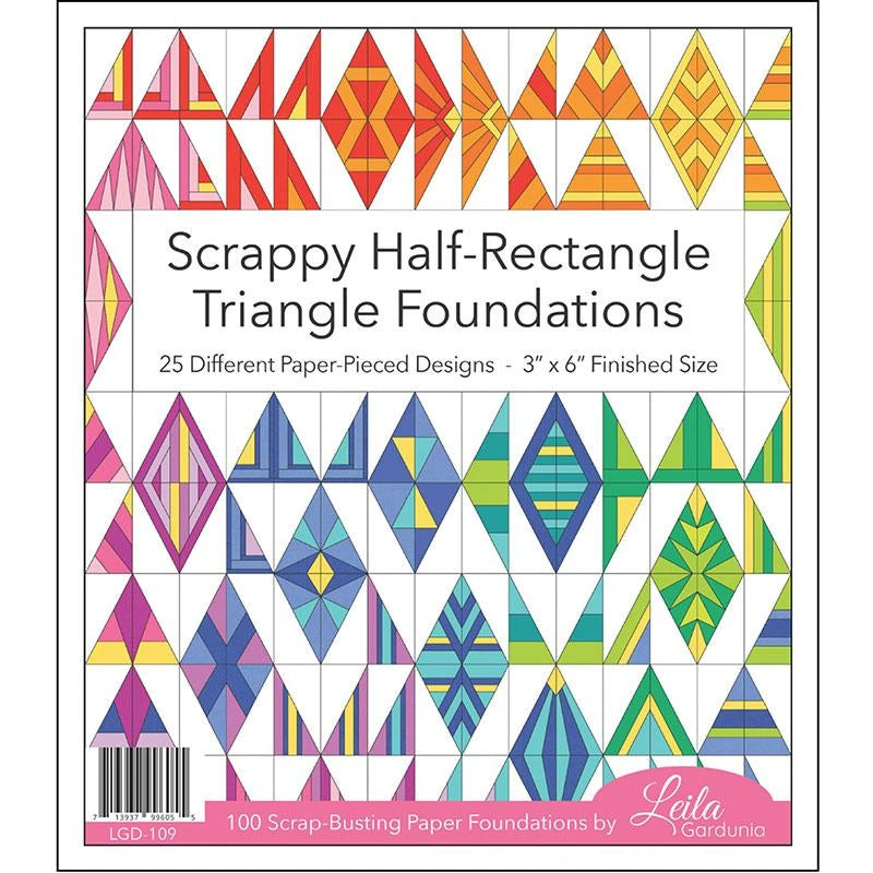 Scrappy Half-Rect Triangle Foundation Paper