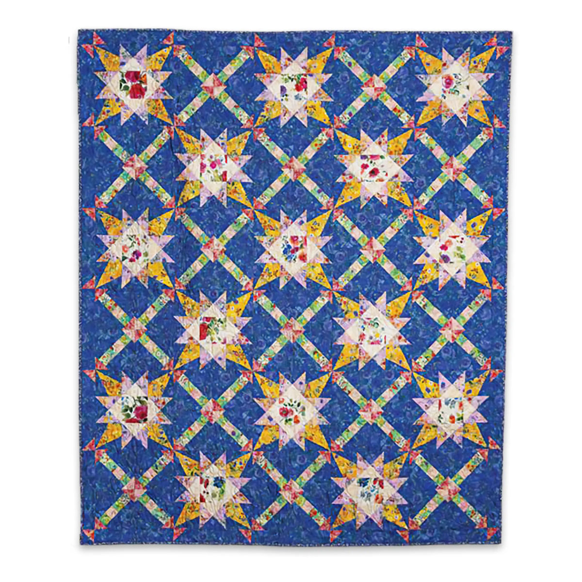 Love of Quilting Lavender Roads Quilt Kit - image 2 - complete quilt kit with fabric and instructions