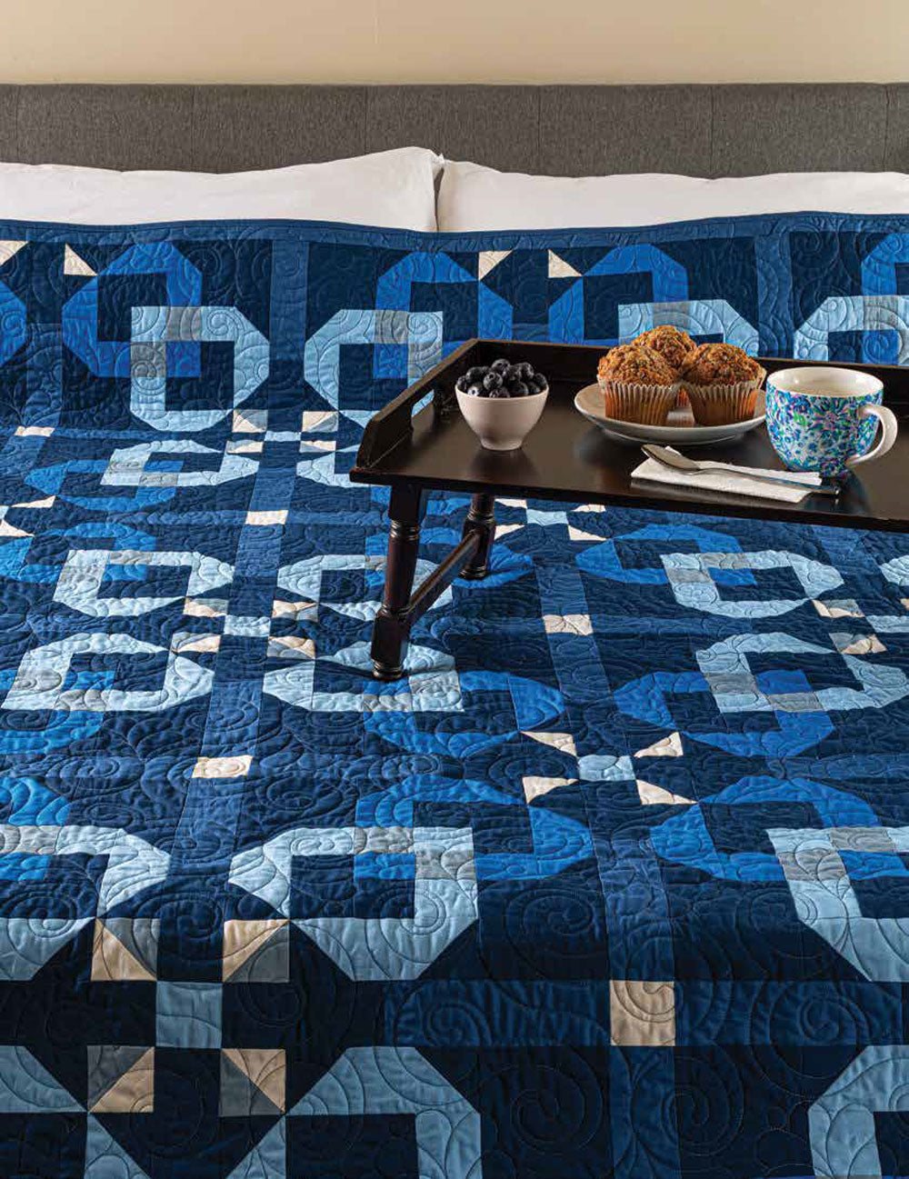 Love of Quilting Blueberry Jam Quilt Kit - image 1 - complete quilt kit with fabric and instructions