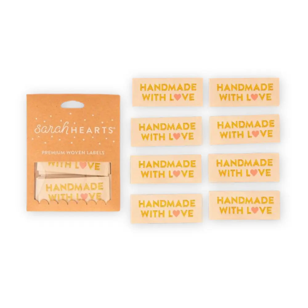 Sarah Hearts Handmade with Love Sew in Labels Product Photo