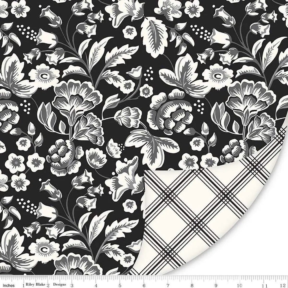 58" Midnight Meadow Double Lush Velvet Fabric - quilting supply from Quilted Joy