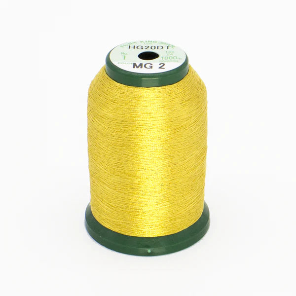 KingStar Thread Metallic Gold 3 MG2 - 1000 meters - quilting thread for machine and hand quilting