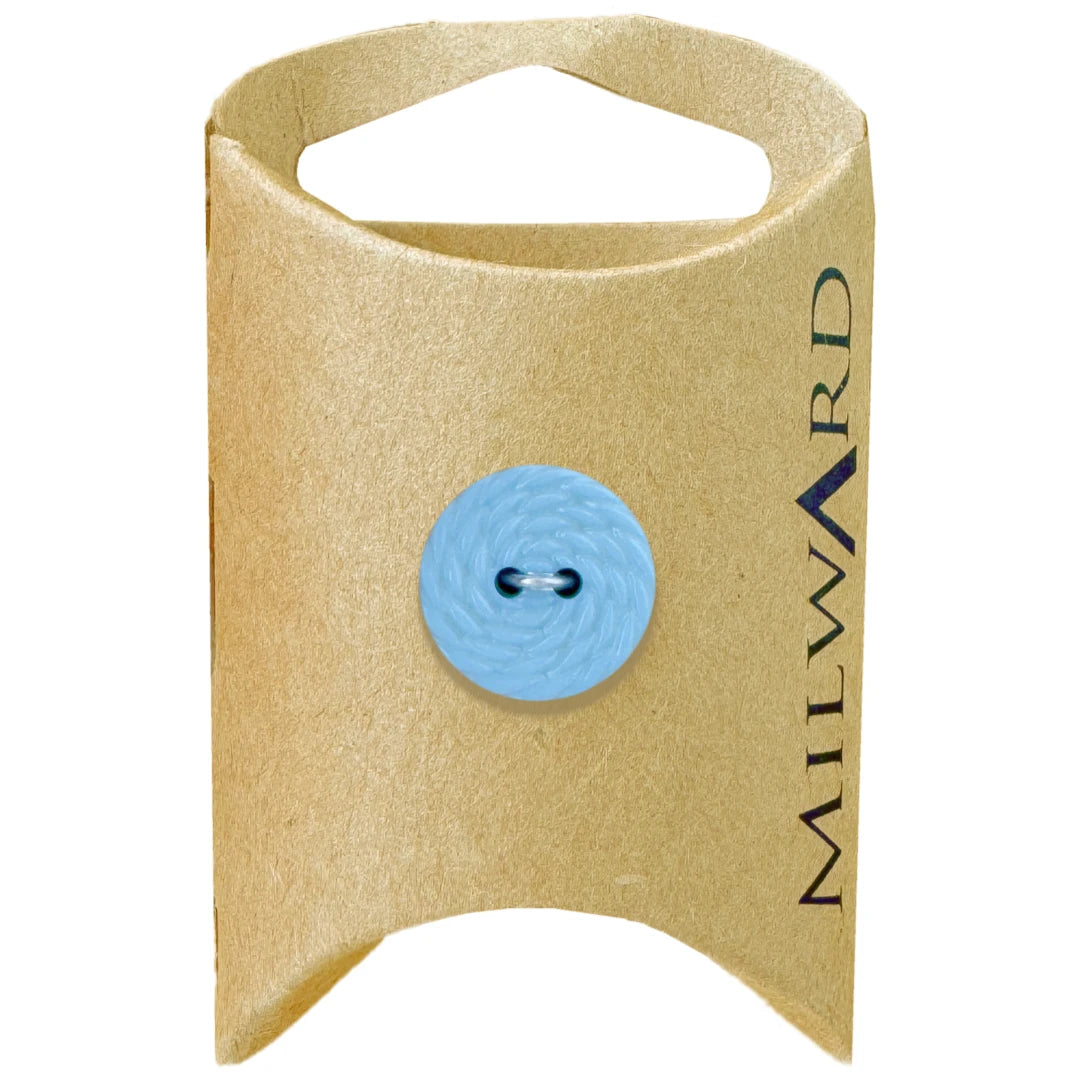 Milward Green Carded Royal 15mm (24L) Nylon 2-Hole Rope Button