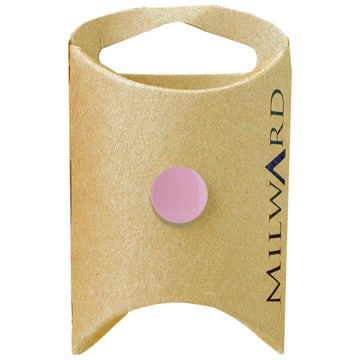 Milward Green Carded Pink 11mm (18L) Polyester Shank Button