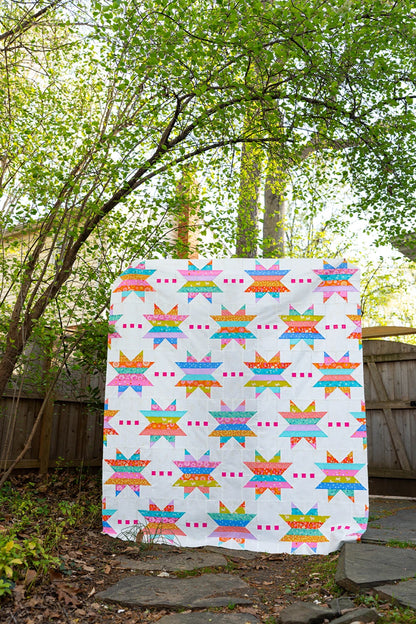 Spaced Out Quilt Pattern - image 2 - quilting pattern with step-by-step instructions