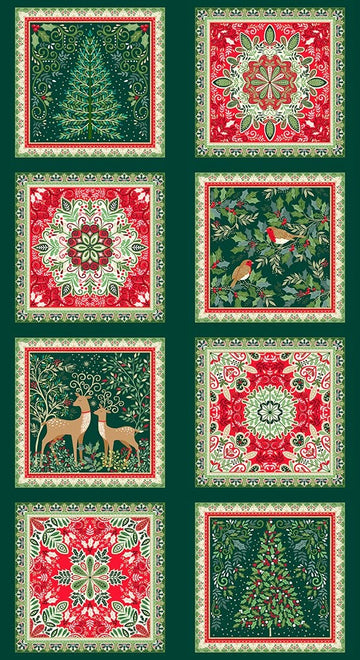 Enchanted Multi Panel Fabric Yardage