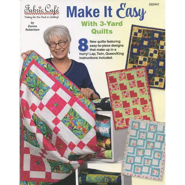Make It Easy with 3-Yard Quilts - image 1 - quilting supply from Quilted Joy