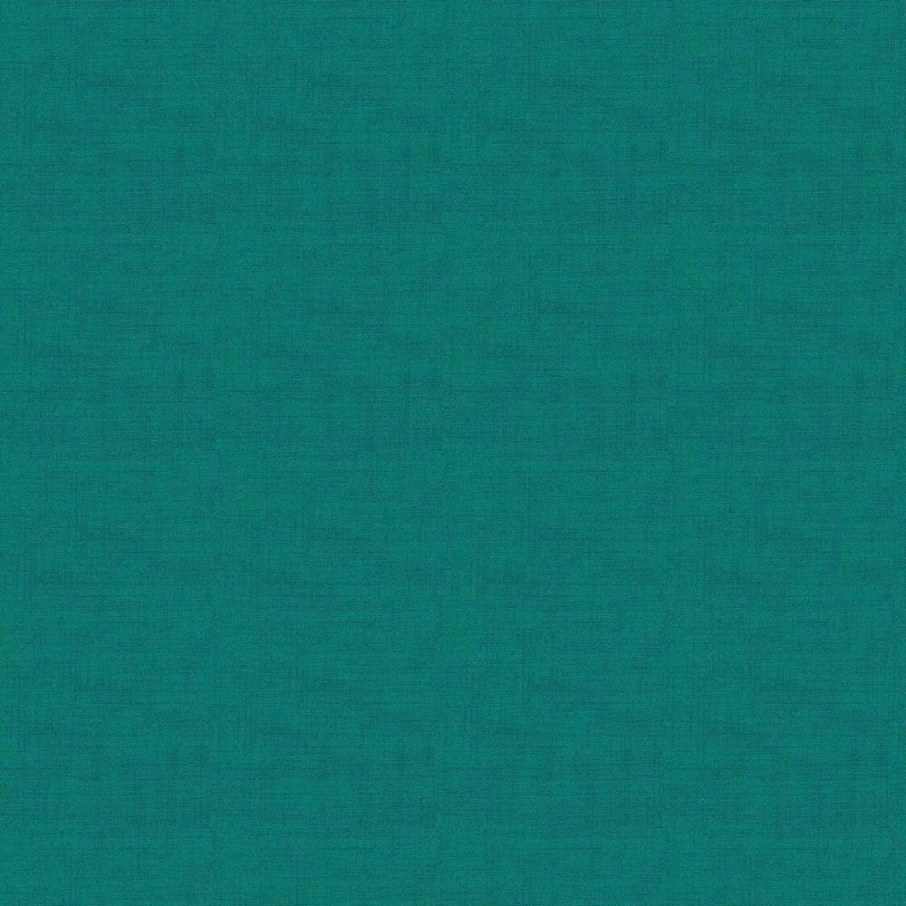Linen Texture Teal Fabric Yardage Product Photo